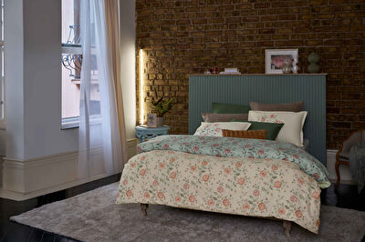 Linens Allday Fleur 220 TC Pamuk Saten King Nevresim Takımı