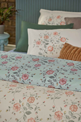 Linens Allday Fleur 220 TC Pamuk Saten King Nevresim Takımı