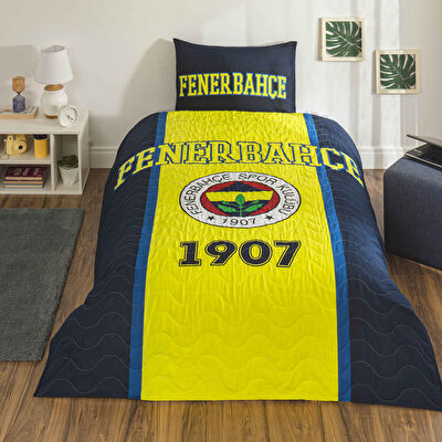 Taç Lisanslı Fenerbahçe Kanarya Pamuk Tek Kişilik Complete Set