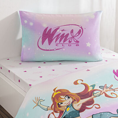 Taç Lisanslı Winx Magic Tek Kişilik Pamuk Nevresim Takımı