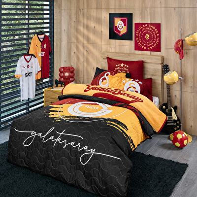 Taç Lisanslı Galatasaray 25.Şampiyonluk 50x70 cm Yastık Kılıfı