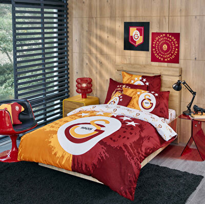 Taç Lisanslı Galatasaray 25.Şampiyonluk 50x70 cm Yastık Kılıfı
