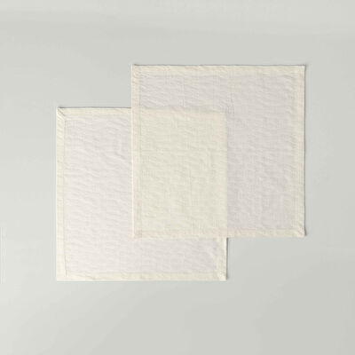 Linens Motion 45x45 cm 2'li Peçete Ekru