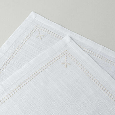 Linens Dove 45x45 cm 2'li Peçete Kırık Beyaz