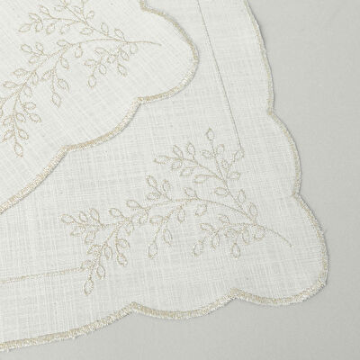 Linens Magnolia 45x45 cm 2'li Peçete Naturel Gold