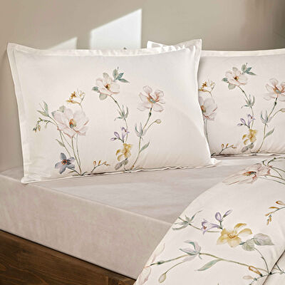 Linens Allday Maris Pamuk Saten Çift Kişilik Nevresim Takımı Pembe