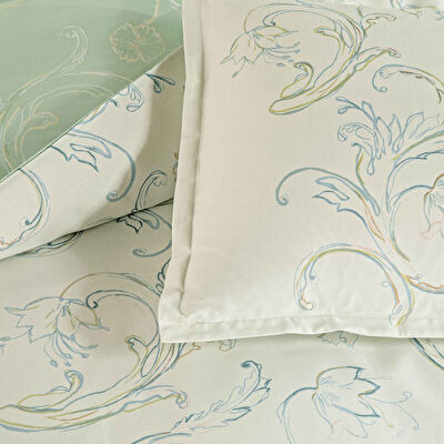 Linens Allday Verra Pamuk Saten Çift Kişilik Nevresim Takımı Beyaz