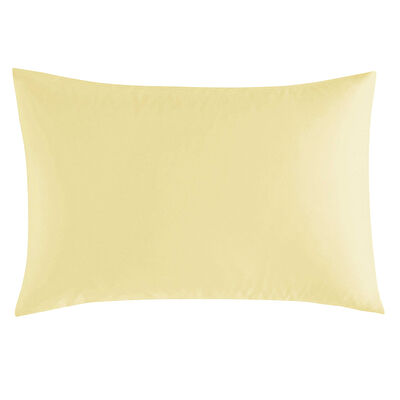 Linens Mix&Match Pamuk Saten 2'li Standart Yastık Kılıfı Seti Sarı