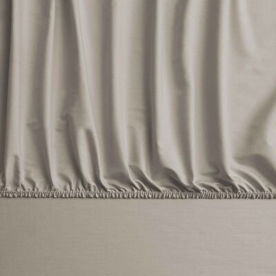 Linens X TENCEL™ Lyocell Çift Kişilik Lastikli Çarşaf Vizon