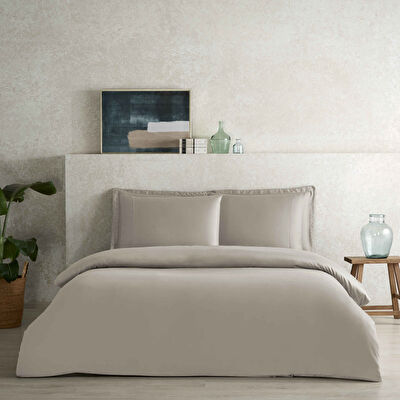 Linens X TENCEL™ Lyocell 2'li Standart Yastık Kılıfı Seti Vizon