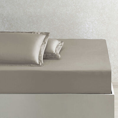 Linens X TENCEL™ Lyocell 2'li Volanlı Yastık Kılıfı Seti Vizon