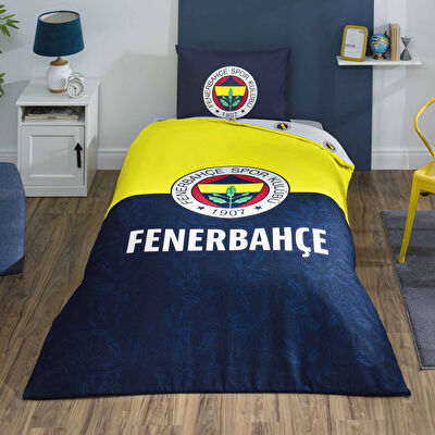 Taç Lisanslı Fenerbahçe Efsane Pamuk Tek Kişilik Nevresim Takımı