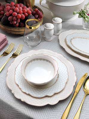 Pierre Cardin Lenora 60 Parça 12 Kişilik Yemek Takımı