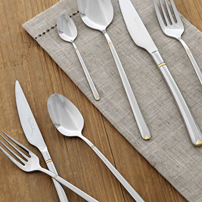 Pierre Cardin Levy Gold 84 Parça Çatal Kaşık Bıçak Seti