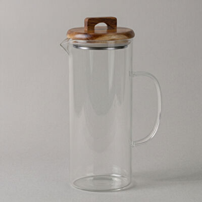 Linens Handle Cam-Akasya Kapaklı 1300 ml Sürahi