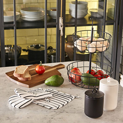 Linens Accacia Akasya 43,5x26x7x2 cm Kesme Tahtası