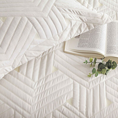 Linens Vita Çift Kişilik Yatak Örtüsü Seti Beyaz