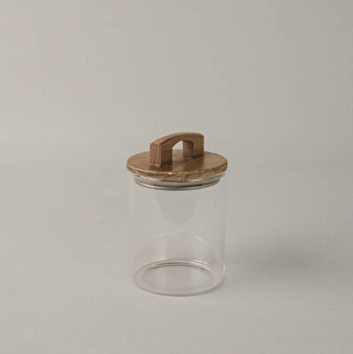 Linens Handle Cam-Akasya Kapak 720 ml 10x10x14 cm Kavanoz