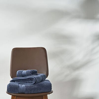 Linens Premium Pamuk 30x45 cm El Havlusu Lacivert