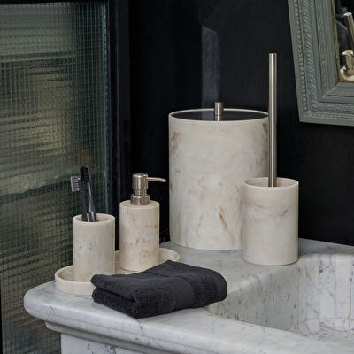 Linens Premium Pamuk 30x45 cm El Havlusu Siyah