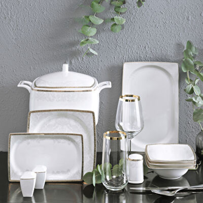 Pierre Cardin Kathie 60 Parça 12 Kişilik Yemek Takımı