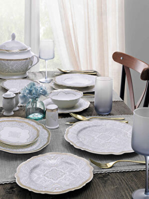 Pierre Cardin Nerissa 60 Parça 12 Kişilik Yemek Takımı