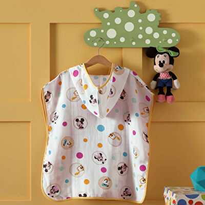 Lisanslı Disney Mickey Pamuk 60x120 Müslin Panço