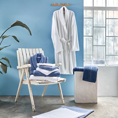 Linens Soft Pamuk Bornoz Beyaz M