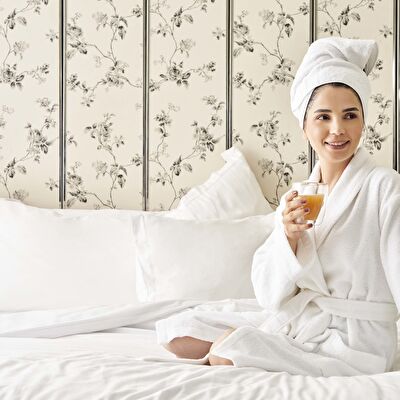 Linens Soft Pamuk Bornoz Beyaz xL