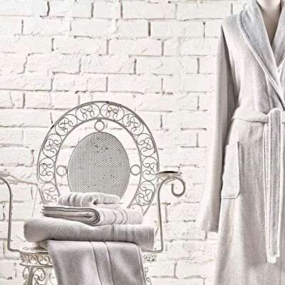 Linens Soft Pamuk 30x45 cm El Havlusu Gri