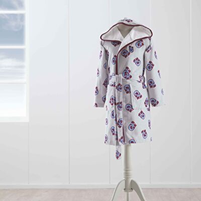 Taç Lisanslı Trabzonspor 1967 8-10 Yaş Çocuk Baskılı Bornoz