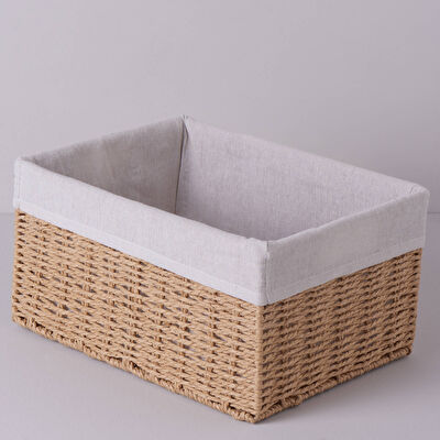 Linens Carry 34x25x18 cm Sepet Naturel