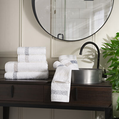 Valeron Helice 90x150 cm Banyo Havlusu Vizon