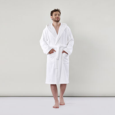 Linens Premium Pamuk S Bornoz Beyaz