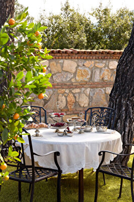 Linens Wawe 21x27x34 cm 2 Katlı Servis Gümüş