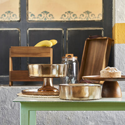 Linens Luster Gleam Salata Kase 21 cm Amber