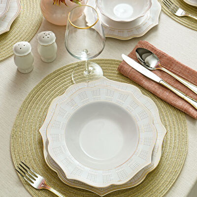 Pierre Cardin Karina 60 Parça 12 Kişilik Yemek Takımı