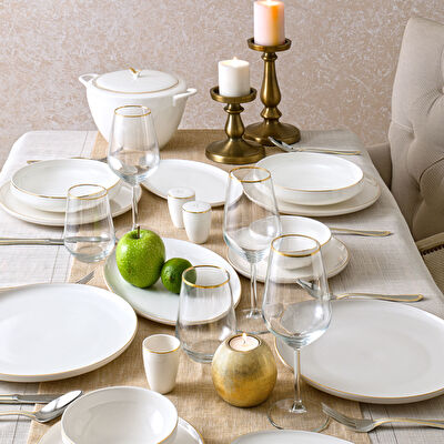 Pierre Cardin Pure Gold 60 Parça Yemek Takımı