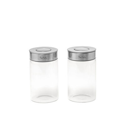 Pierre Cardin Neo Silver Cam 18cm 2'li Kavanoz Seti