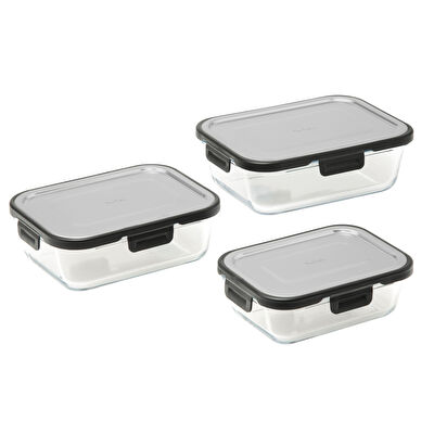 Pierre Cardin Zero Silver Cam 3'lü Saklama Kabı