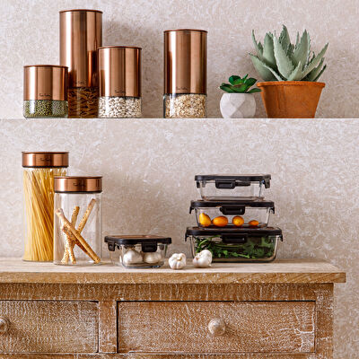 Pierre Cardin Zero Copper Cam 3'lü Saklama Kabı