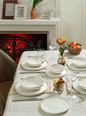Pierre Cardin Mila Porselen 24 Parça Yemek Takımı