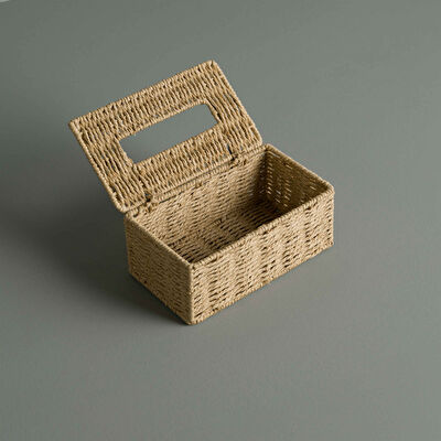 Linens Carry 24x14x10 cm Pecete Kutusu Naturel