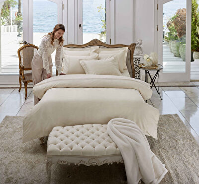 Linens Coco 18x18x27 cm Beyaz