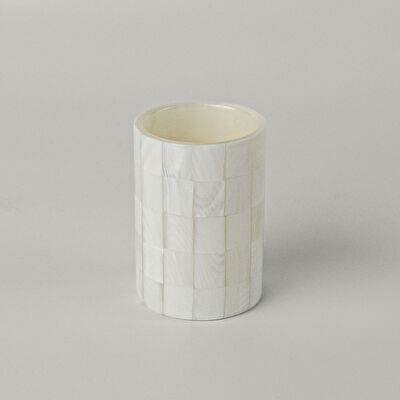 Linens Glow 7x7x9,6 cm Diş Fırçalık