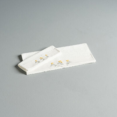 Linens Melody Bambu 30X45 cm El Havlusu Ekru