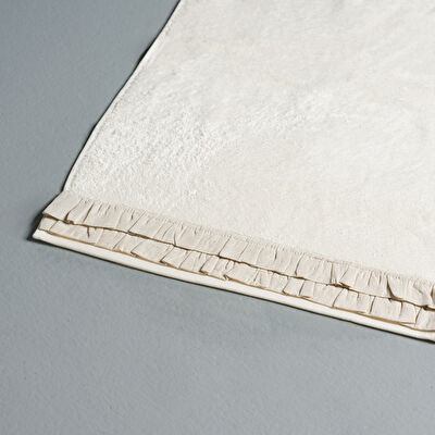 Linens Ruffle Bambu 50X85 cm Yüz Havlusu Ekru