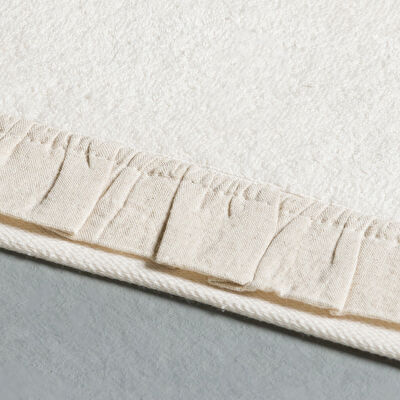 Linens Ruffle Bambu 30X45 cm El Havlusu Ekru