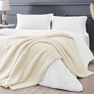 Linens Mathie Throw / TV Battaniyesi Ekru