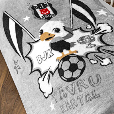 Lisanslı Beşiktaş Klasik Baby Bebek Battaniye